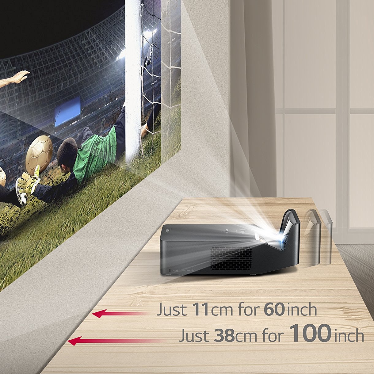 LG ultra short throw projector pf1000u-5