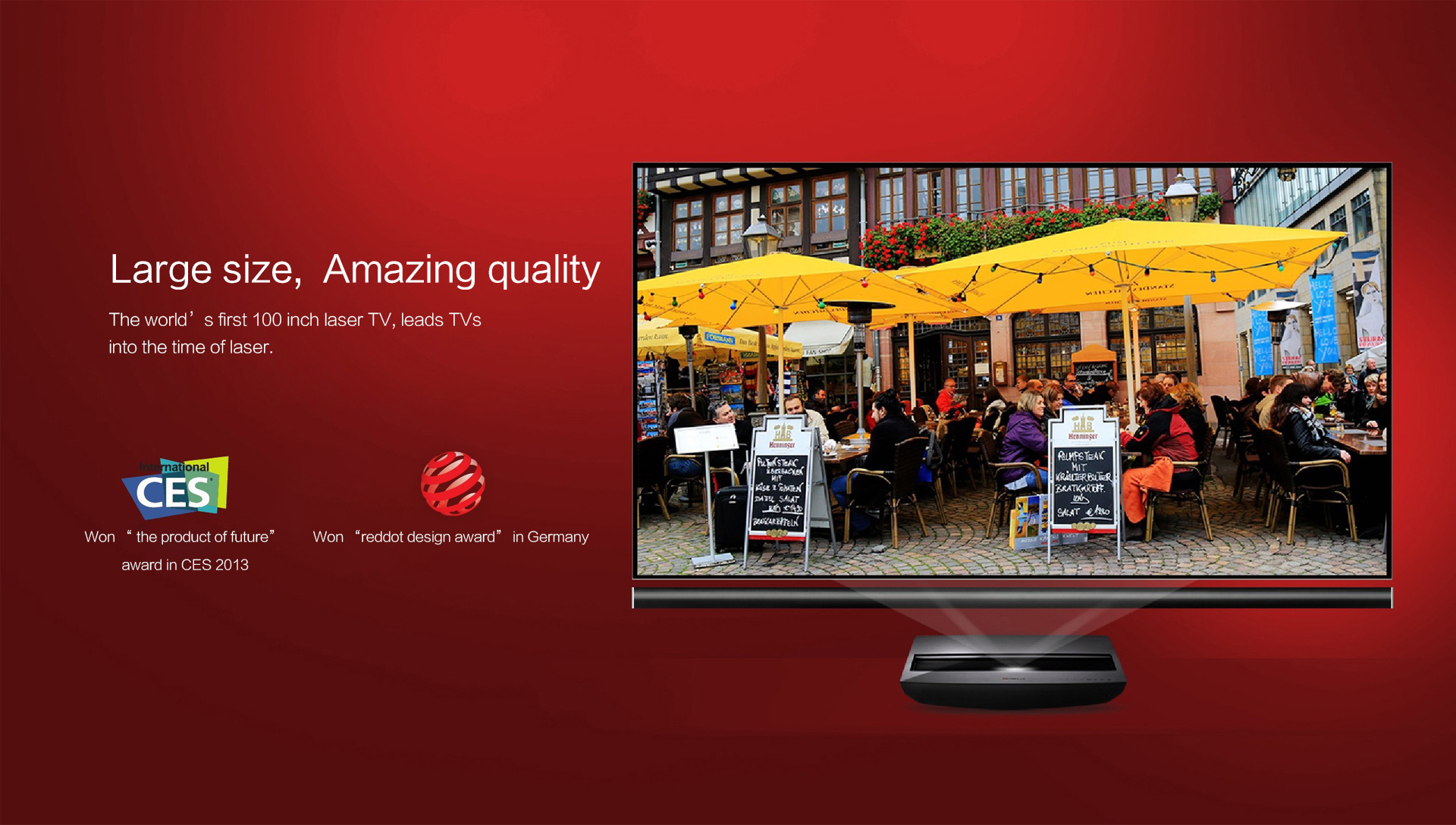Appotronics Laser TV and LG Hecto TV